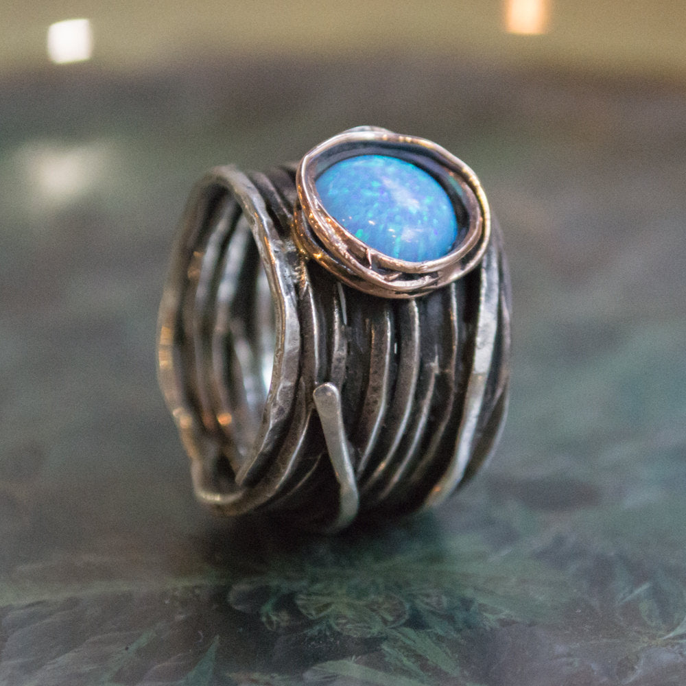 Bohemian on sale opal ring