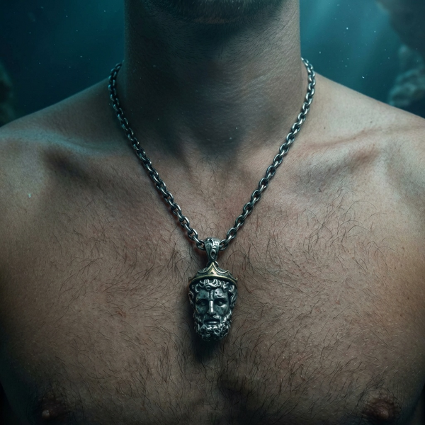 Poseidon Pendant - Lord of the Depths