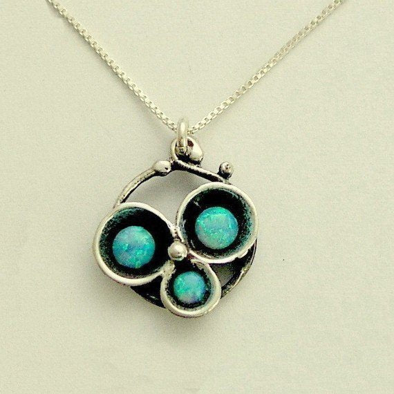 Blue opal Necklace