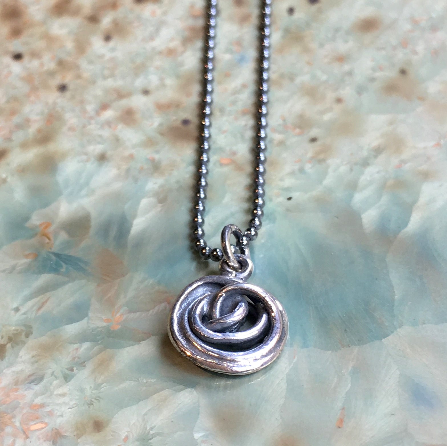 Journey Pendant, cheapest Silver and Gold Necklace, Spiral Design, Petite,Dainty Necklace