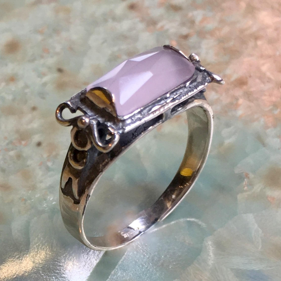 Silver Rose Quartz Ring - The Sky Is The Limit. – Artisan Look