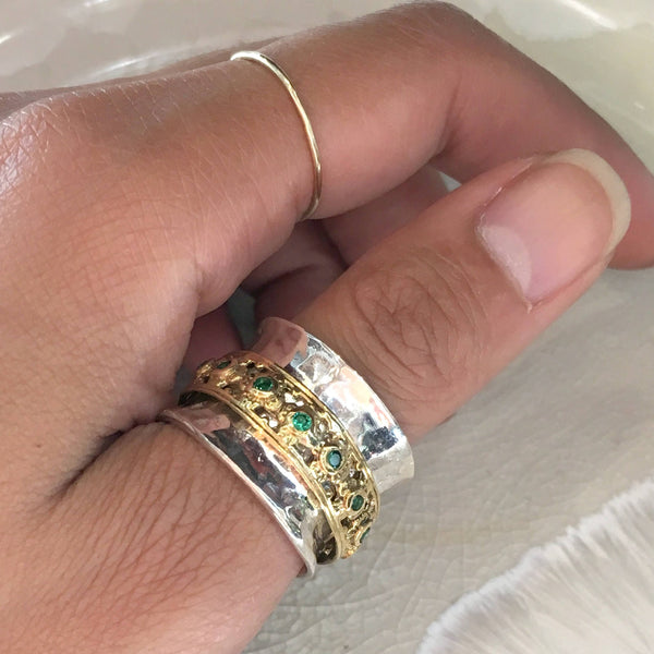 Sterling Silver birthstone ring