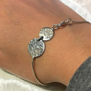 Minimalist bracelet, Chain bracelet, sterling silver bracelet, Layering bracelet, silver chain bracelet, simple bracelet - My reality B3026