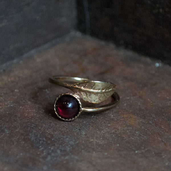 bronze Garnet ring