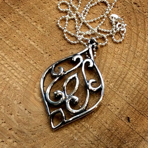 silver Droplet pendant