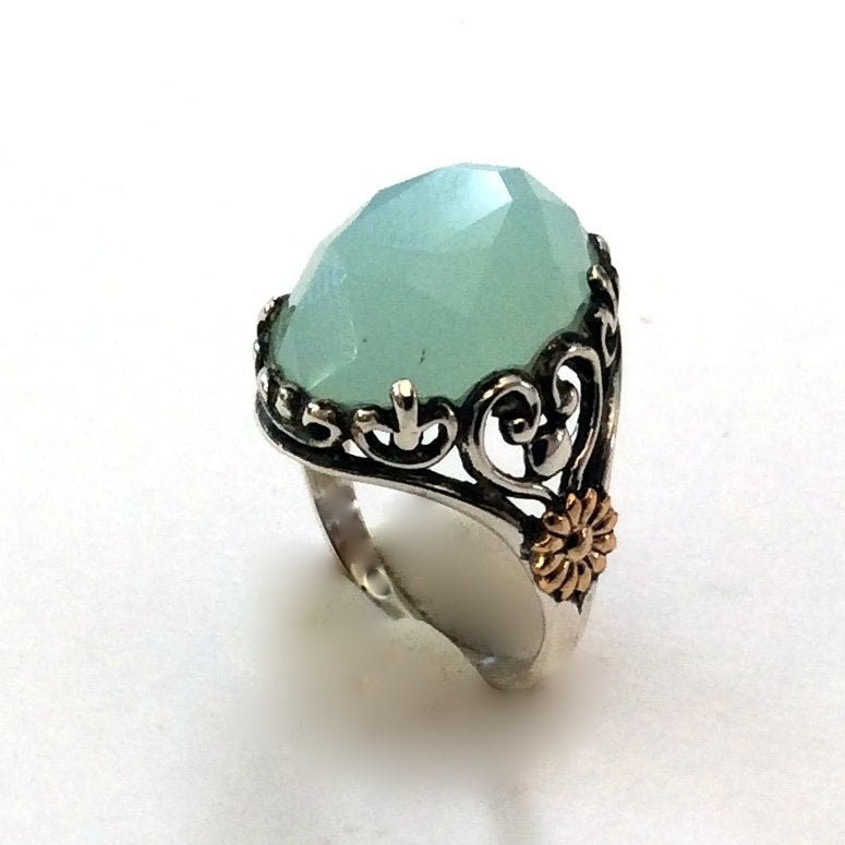 Cocktail jade Ring