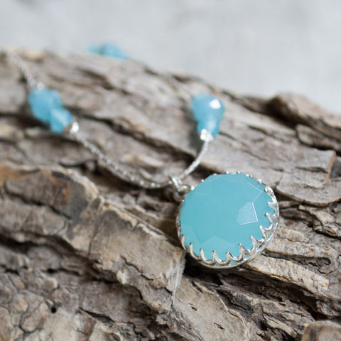 Chalcedony necklace