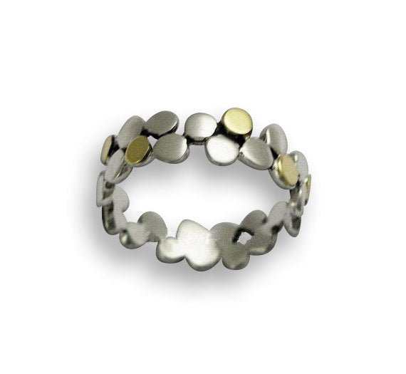 modern polka dot ring 