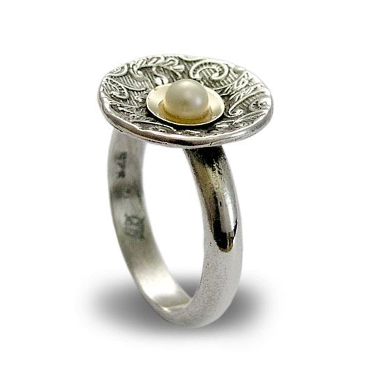 silver filigree ring