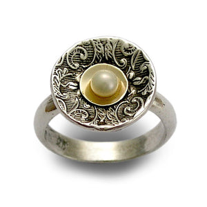 single pearl ring