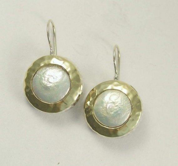 two-tone earrings 