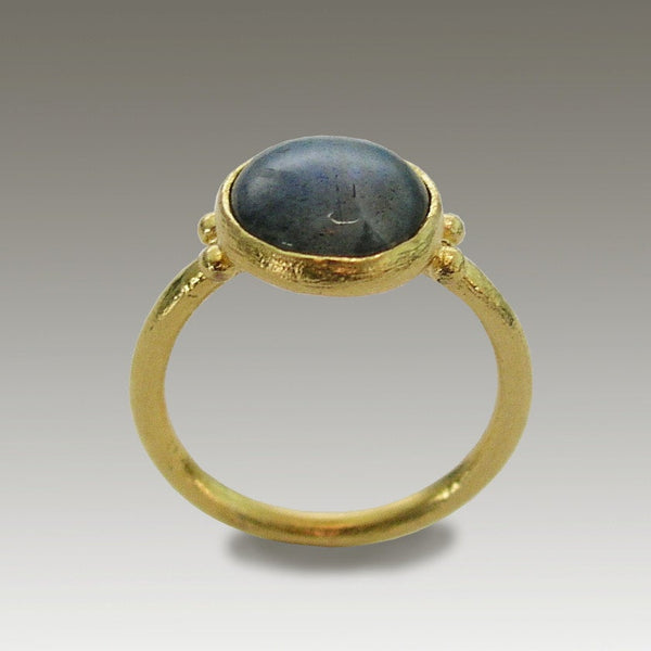 Solid Gold engagement ring, green Jade ring, 14k gold ring, unique engagement ring, gemstone ring, boho ring, modern - Green Ocean RG1769-1