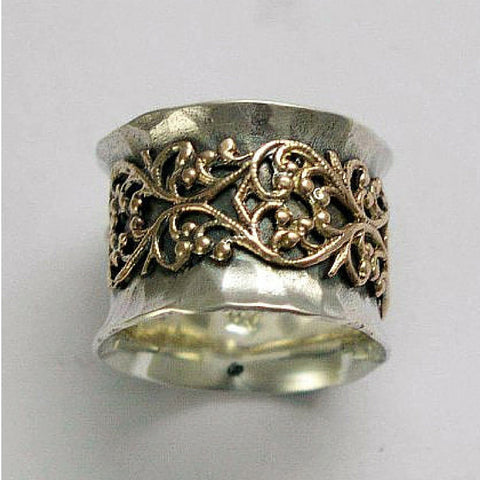 Gold and Silver Filigree Band.