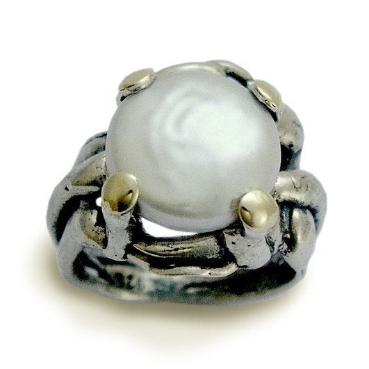 coin pearl ring