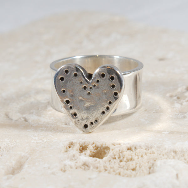 Sterling Silver Heart ring - The Art Of Love R2340S