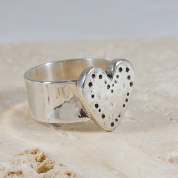 Sterling Silver Heart ring - The Art Of Love R2340S